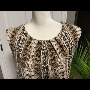 Animal pattern dress
